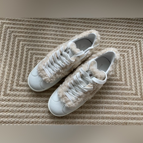 Stuart Weitzman ALL NEW leather sneakers - Picture 3 of 8